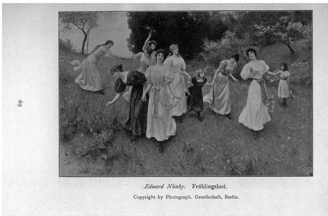 Eduard Niczky - Gioia di primavera, Künstlergenossenschaft, München